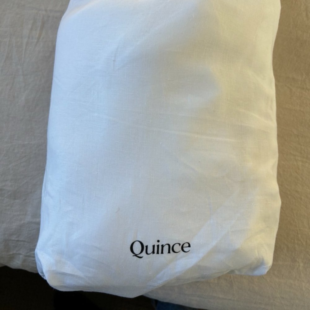Quince European Linen Duvet Cover
